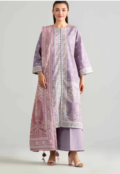 3 Piece - Digital Printed Suit