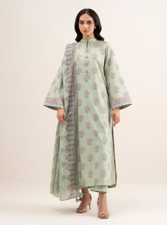 3 Piece - Printed Lawn Suit