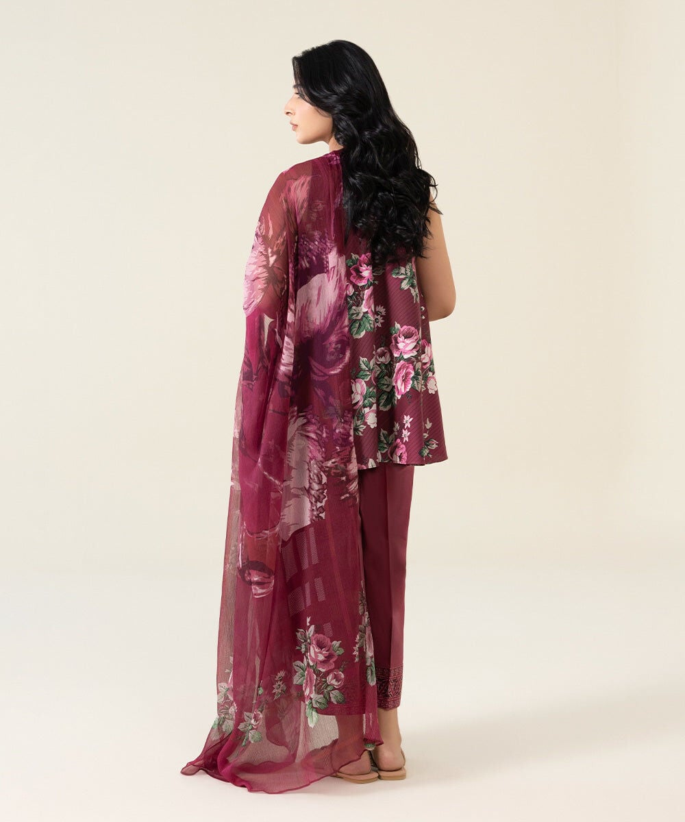 3 Piece - Digital Printed Lawn Suit
